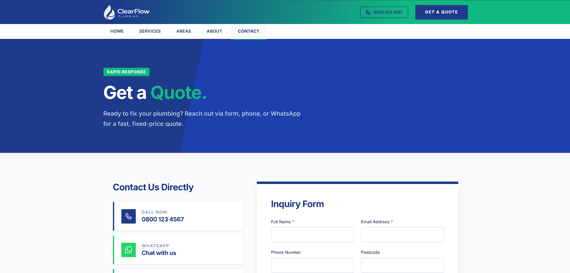 ClearFlow Plumbing screenshot 3